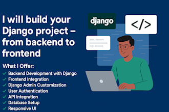 build secure, responsive django web apps with python backend