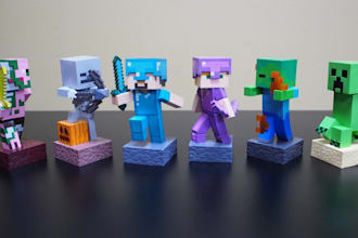sculpt custom 3d minifigures 3d lego model 3d minecraft figures 3d toys 3d print