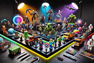 sculpt custom miniatures 3d minifigures lego models 3d minecraft figures 3d toys