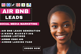airbnb leads airbnb listings hotel booking airbnb ads facebook google video ads