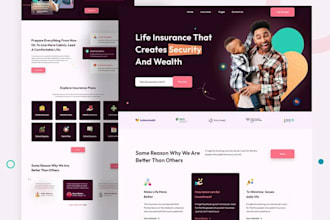 build insurance website, life insurance, health, final expense insurance website