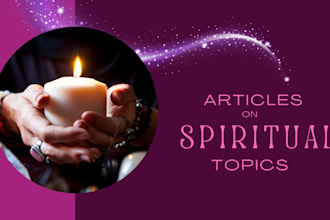 write an article on any spiritual topic