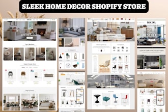 design home decor shopify store furniture website home decor website
