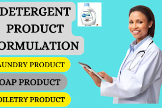 develop formulation for cosmetic and laundry products