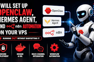fix deploy openclaw hermes ai agent n8n docker ssl multi agent automation vps