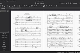 copy a photo or pdf of sheet music into a musescore document