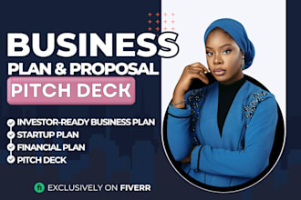 do market research, business plans proposal, swot analysis, and pitch deck