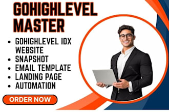 setup gohighlevel real estate snapshot email template real estate landing page