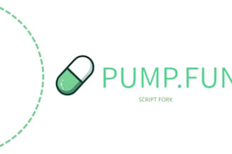 fork pump fun evm,pump fun script,launchpad clone,pinksale fork,smart contract