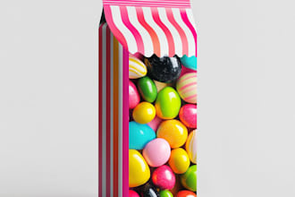 create supplement label design product packaging design