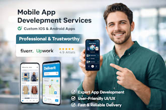 develop android app and IOS mobile app, business app for businesses and startups