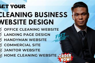 cleaning service website, house cleaning website, handyman website booking koala