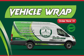 do creative car, van, truck, trailer vehicle wrap design