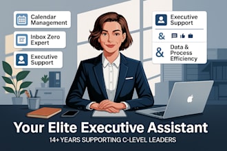 be your professional executive and personal assistant virtual admin support