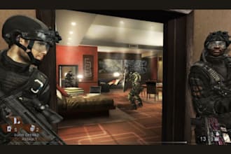 develop 3d multiplayer shooting game, arcade game, for pc, mobile, web and steam