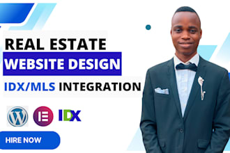 build realtor, agent real estate website with idx mls integration in wordpress