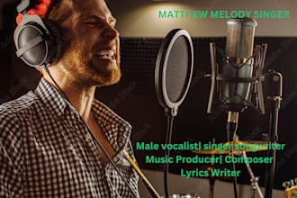 be your male pop singer songwriter, country song, rock and edm