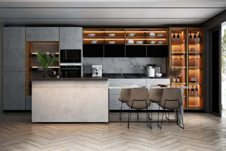 do kitchen design model rendering