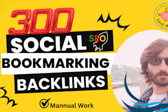 create manually 300 social bookmarking backlinks