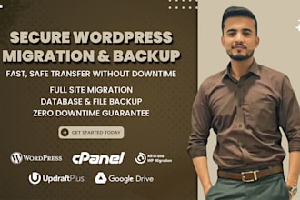 migrate, backup, and transfer your wordpress website safely