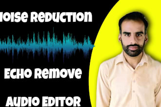 ai noise removal, echo audio cleaning, repair and clean