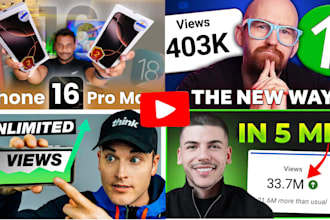 design amazing thumbnail for facebook and youtube