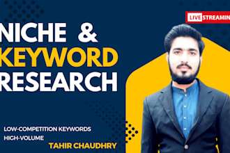 do niche and keyword research for your business