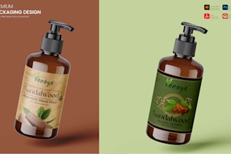design custom box and label packaging for your product