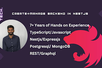 create backend using nestjs