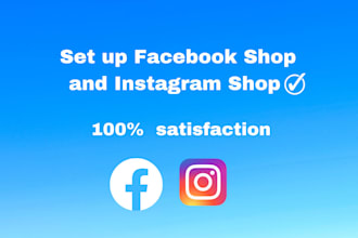 setup facebook and instagram shop