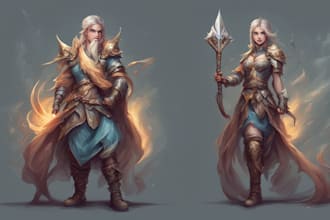 draw your fantasy character illustration