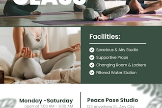 create your flyer design