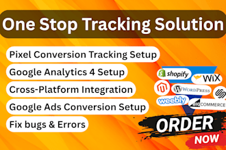 setup google ads conversion tracking, ga4 and ecommerce tracking via GTM