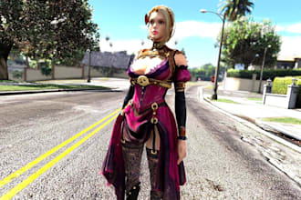 do custom gta 5 ped, fivem ped, fivem 3d model, fivem animal ped, fivem clothes