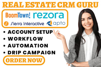 setup rezora apto boomtown sierra interactive zoho crm gohighlevel automation va
