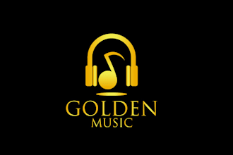 make enhance modern music brand logo