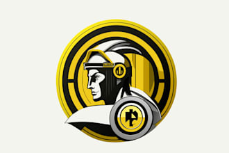 make top quality bitcoin mascot logo