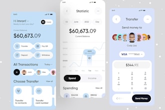 design and develop a fintech app payment app loan app wallet app bank app
