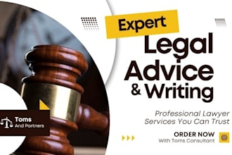 professionally write legal contracts demand letter as a online lawyer paralegal