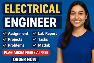 do electrical engineering assignments,projects,lab reports,matlab,pspice,ltspice
