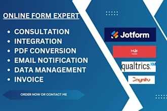 setup jotform zoho survey surveygizmo pollfish qualtrics cognito forms keysurvey