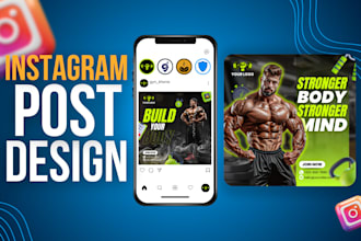 create an instagram post for your brand