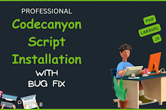 install and configure PHP scripts from codecanyon or laravel