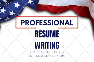 do professional resume, cover letter, linkedin optimization