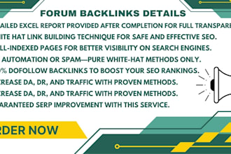 do forum backlinks index topic niche relevant forum link builder