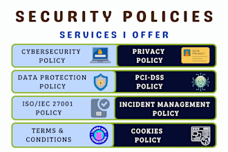 write cybersecurity policies and procedures