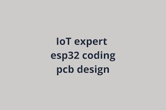 do arduino and esp32 program, electrical engineering and iot project pcb design