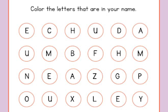 design kindergarten school activity worksheets, flash cards