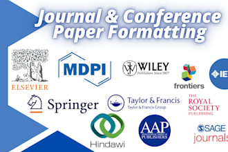 formate your journal and conference paper in word and latex