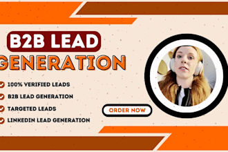 do b2b linkedin high ticket leads generation email list building sales closer
